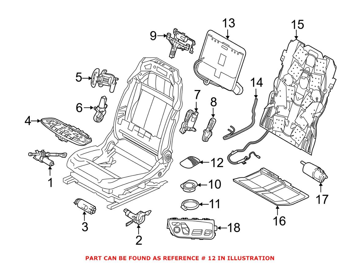 BMW Dashboard Air Vent 52207062867